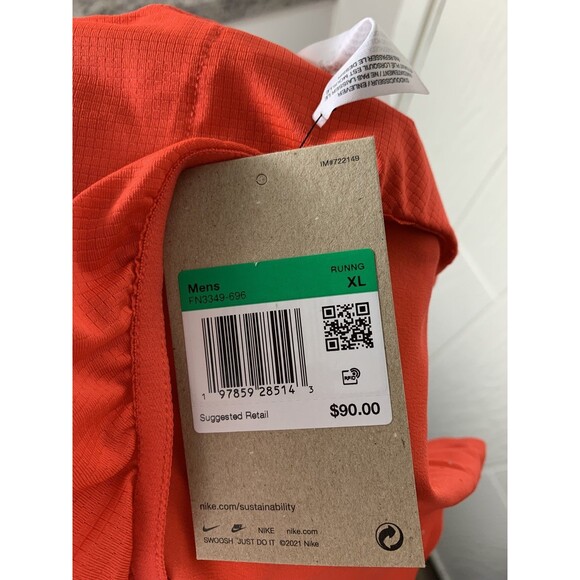 Nike AeroSwift 2” ADV Brief-Lined Racing Shorts Red FN3349-696 Men’s size XL - Picture 6 of 7